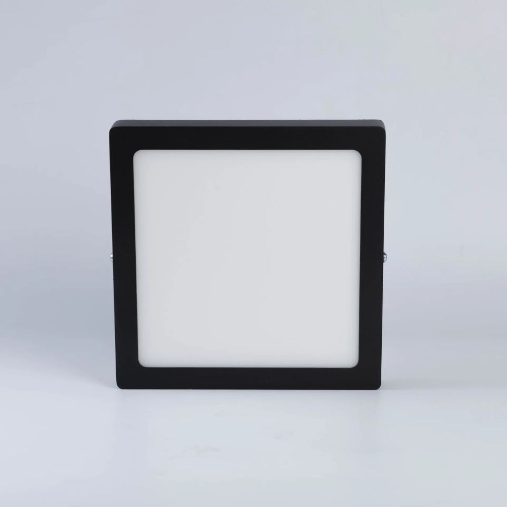 Đèn LED ốp trần nổi vuông 18W Nanoco NPL18 viền đen