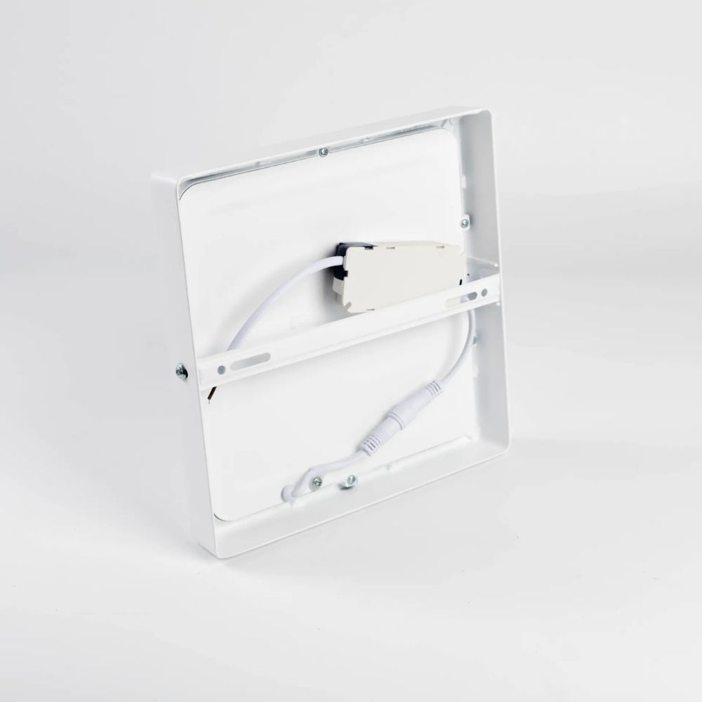 Đèn LED ốp trần nổi vuông 18W Nanoco NPL18 viền trắng