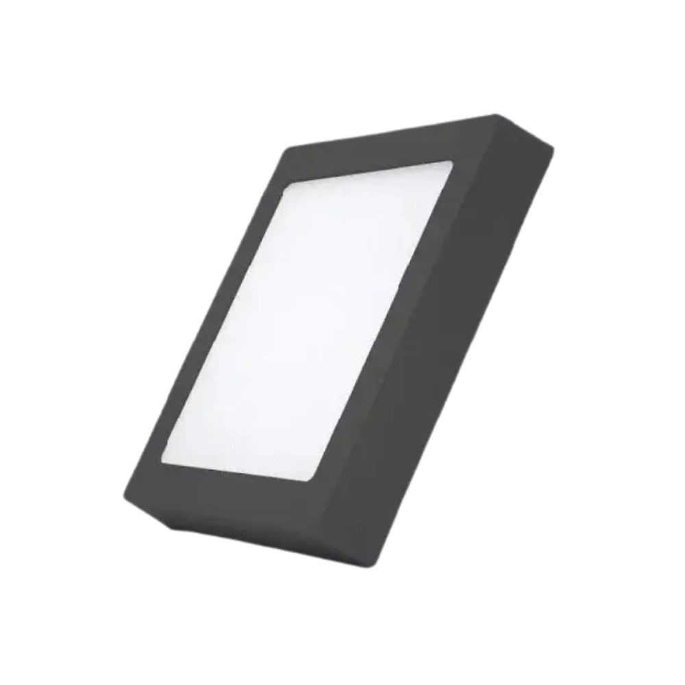 Đèn LED ốp trần nổi vuông 24W Nanoco NPL24 viền đen