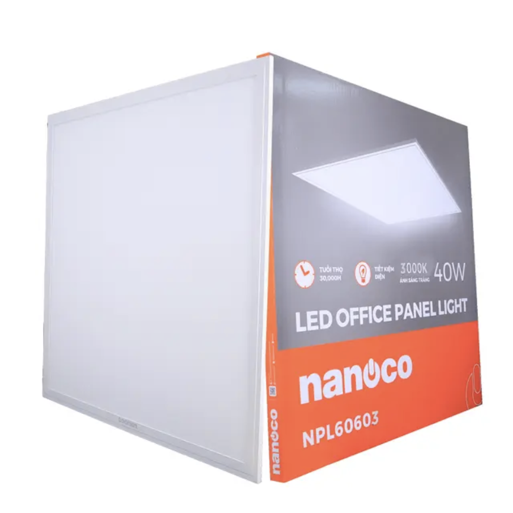 Đèn Panel Office 595x595x8.8mm 40W Nanoco NPL6063/4/6