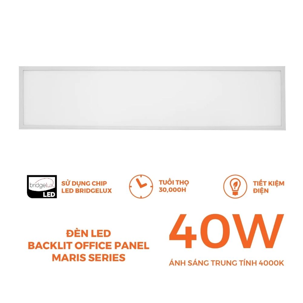 Đèn LED panel office 40W Nanoco NPLB301241 / NPLB301261 Maris Series