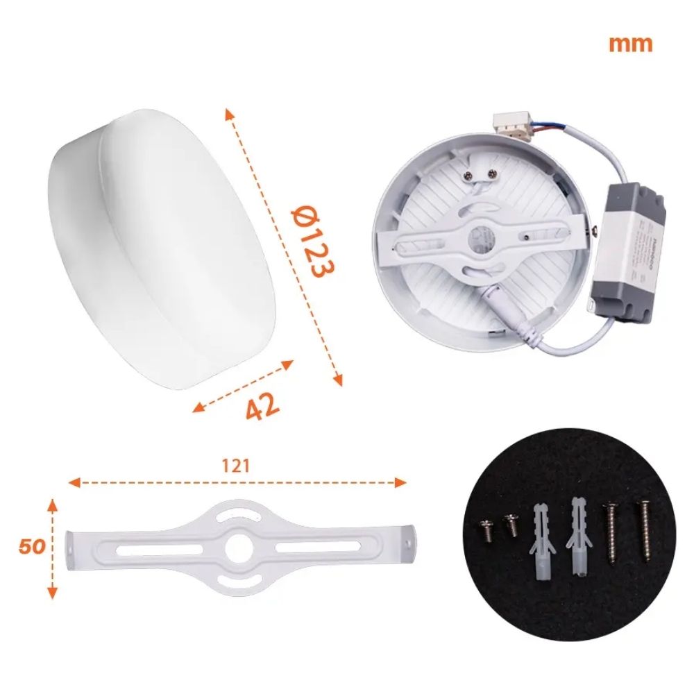 Đèn LED Panel ốp nổi 12W Nanoco NRP12