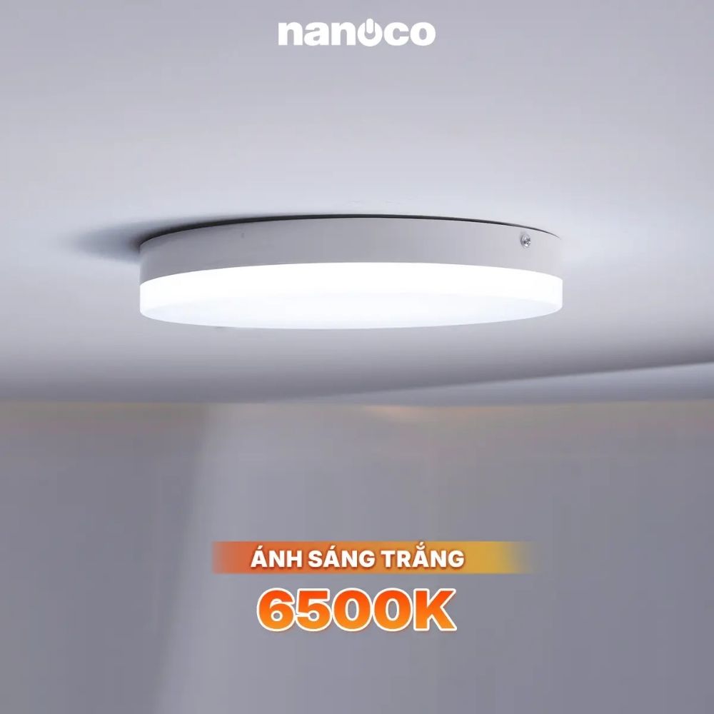 Đèn LED Panel ốp nổi tròn 15W Nanoco NRP15 Nancy Series