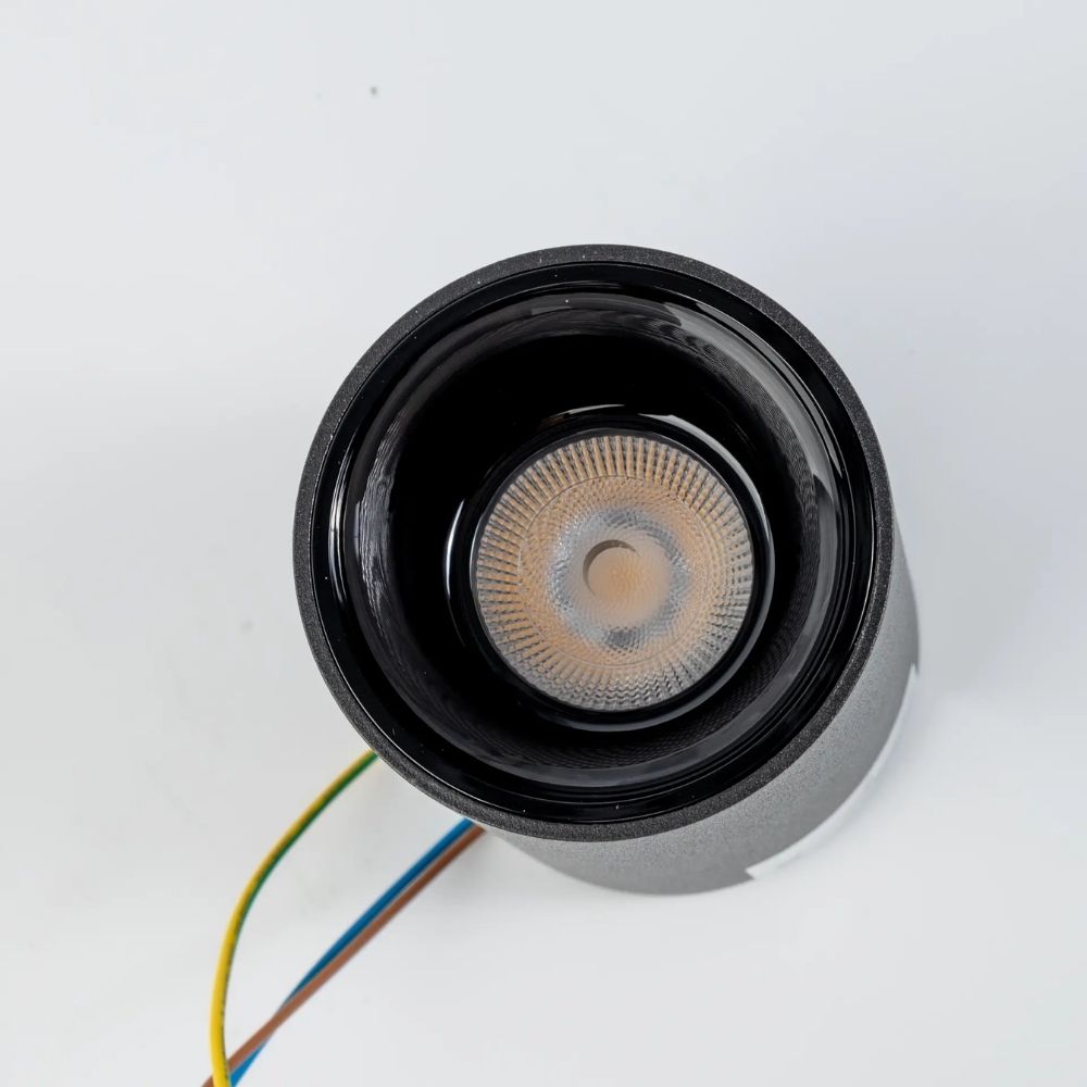 Đèn LED Dowlight trụ Nanoco NSDL12W309040B54 / NSDL12W409040B54 màu đen