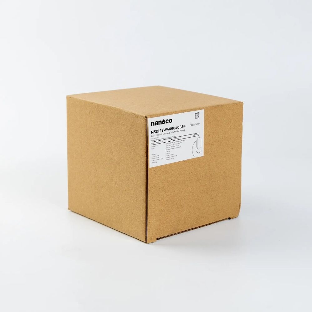 Đèn LED Dowlight trụ Nanoco NSDL12W309040B54 / NSDL12W409040B54 màu đen