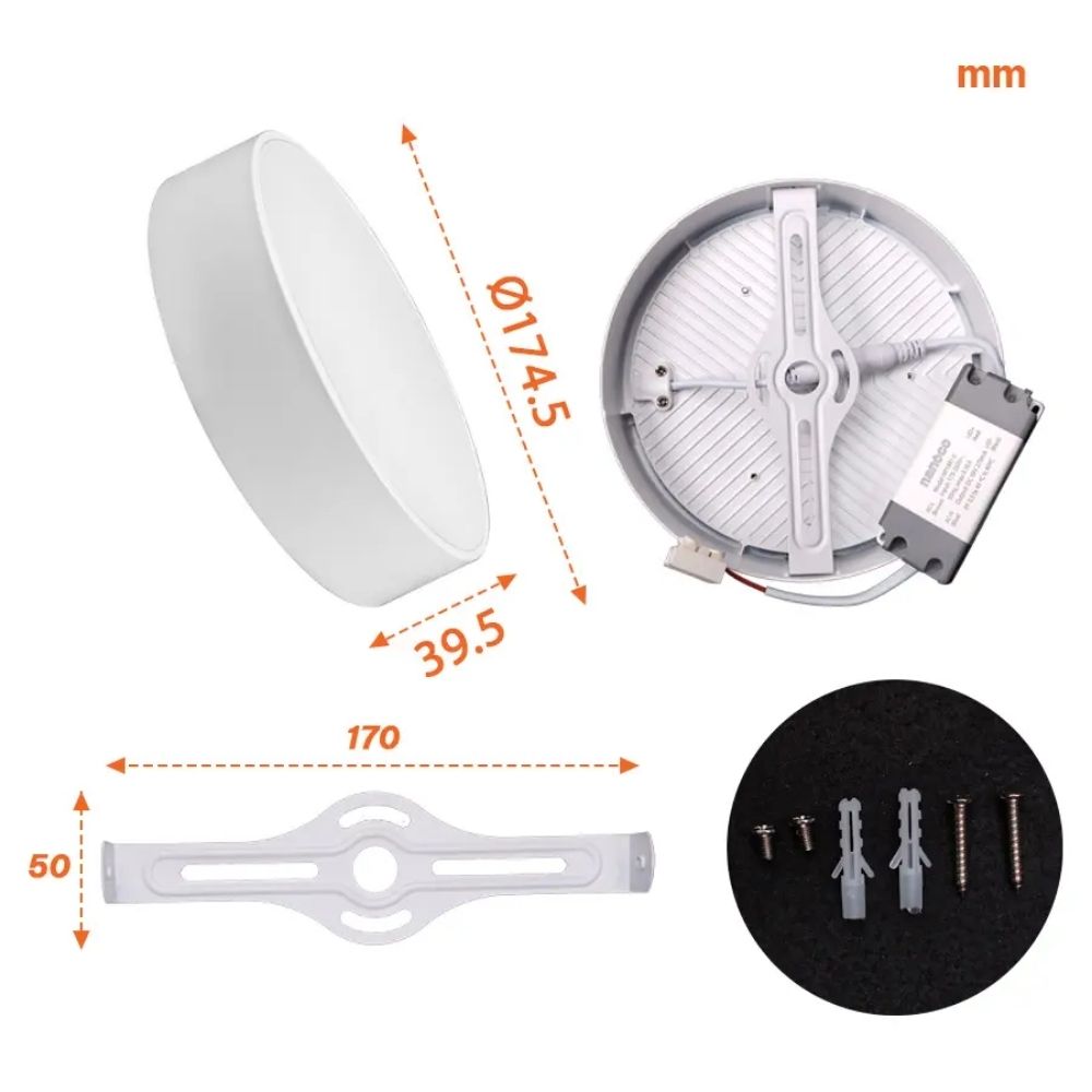 Đèn LED Panel ốp nổi 18W Nanoco NSFP18