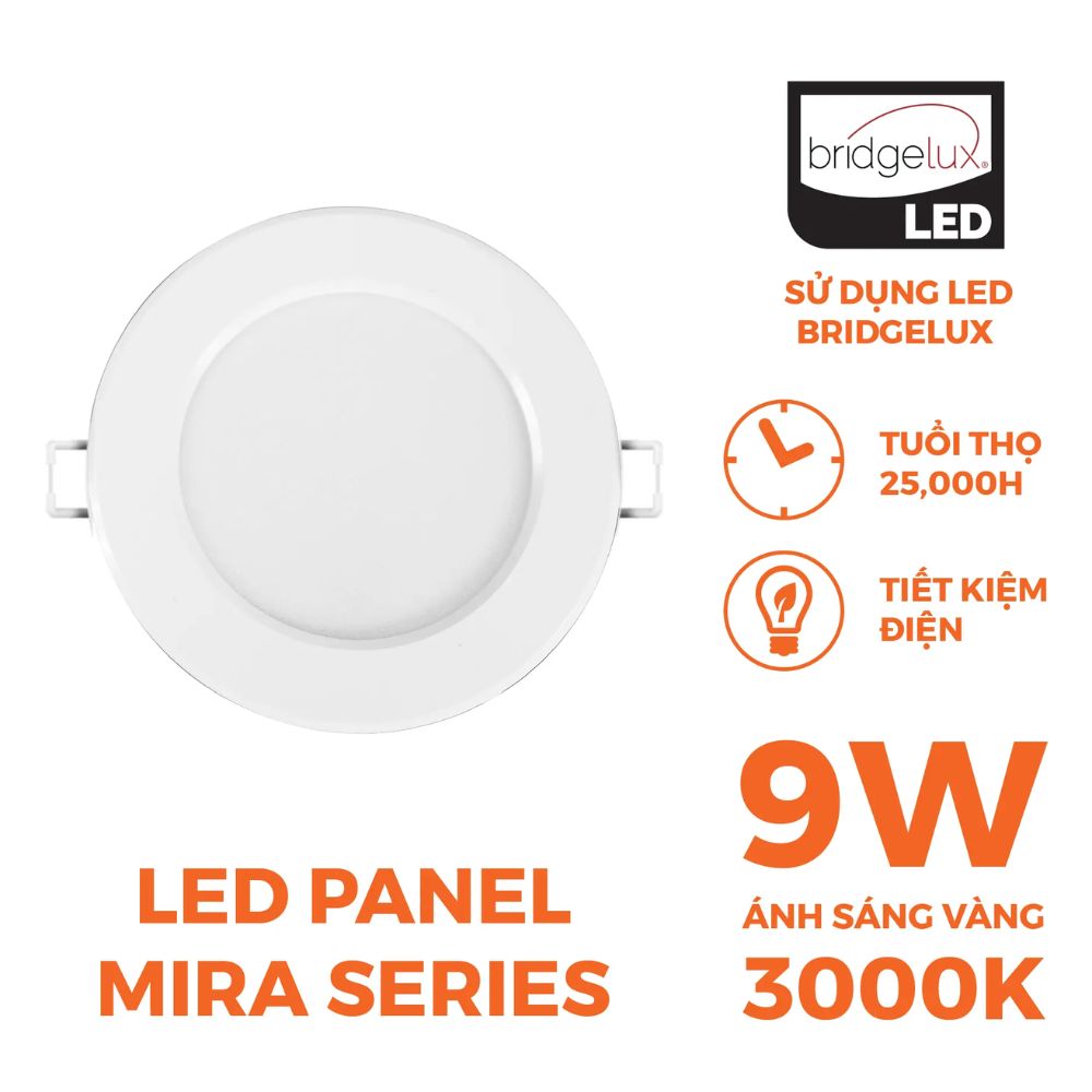Đèn LED Slim Panel 9W Nanoco NPM09 Mira Series