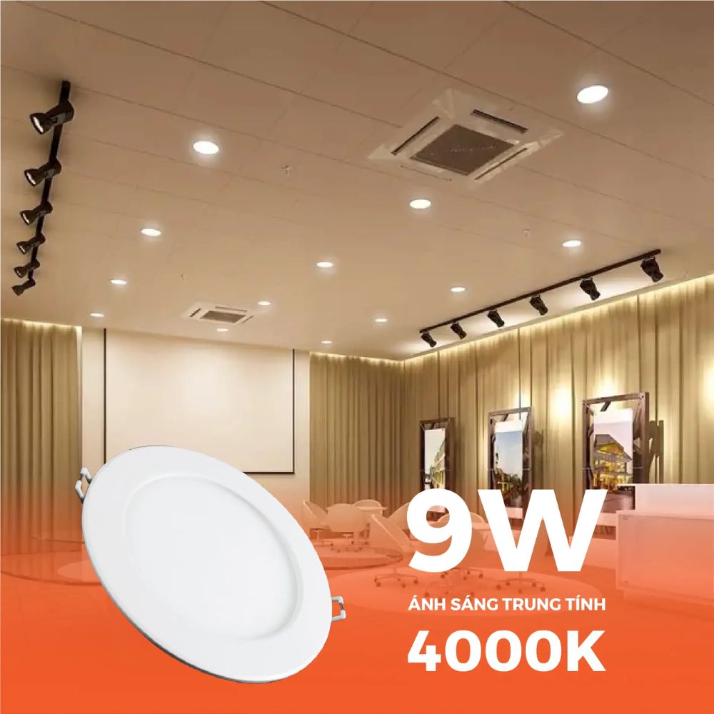 Đèn LED Slim Panel 9W Nanoco NPM09 Mira Series