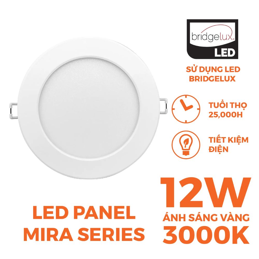 Đèn LED Slim Panel 12W Nanoco NPM12 Mira Series