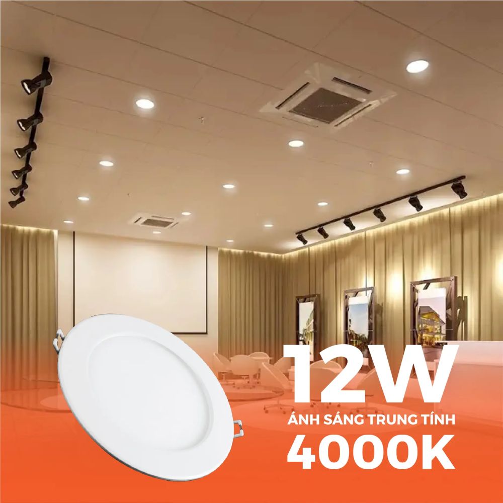 Đèn LED Slim Panel 12W Nanoco NPM12 Mira Series