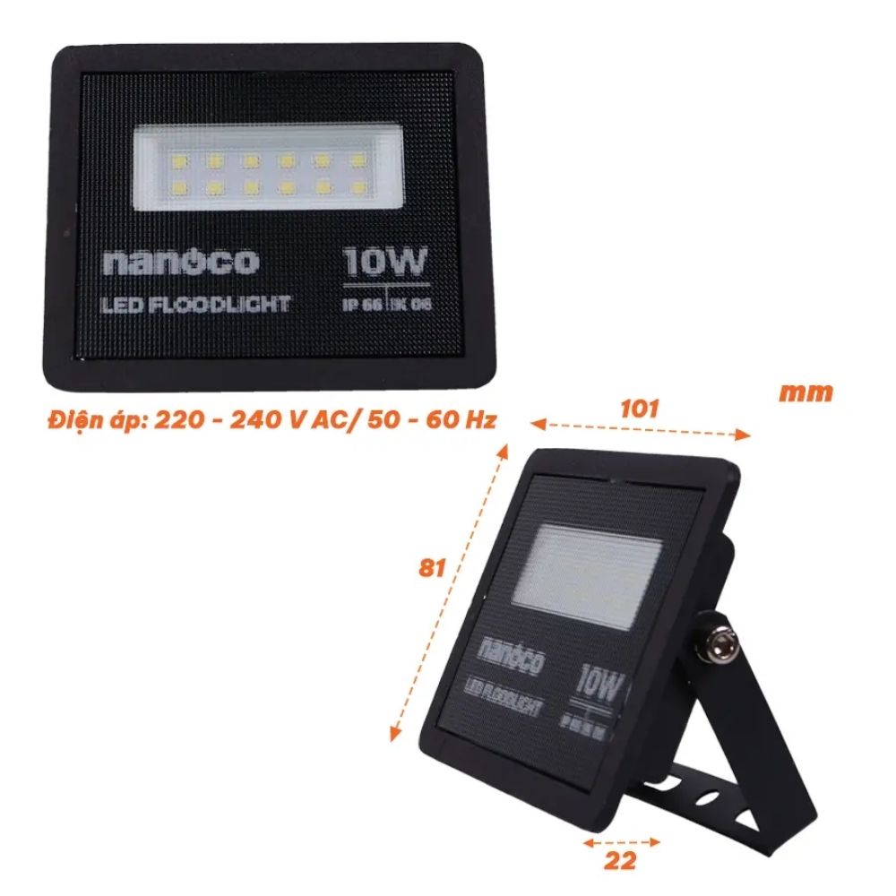 Đèn pha Led Janus Series 10W Nanoco NLFM0106 / NLFM0103