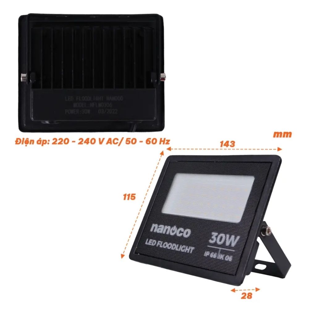 Đèn pha Led Janus Series 30W Nanoco NLFM0306 / NLFM0303