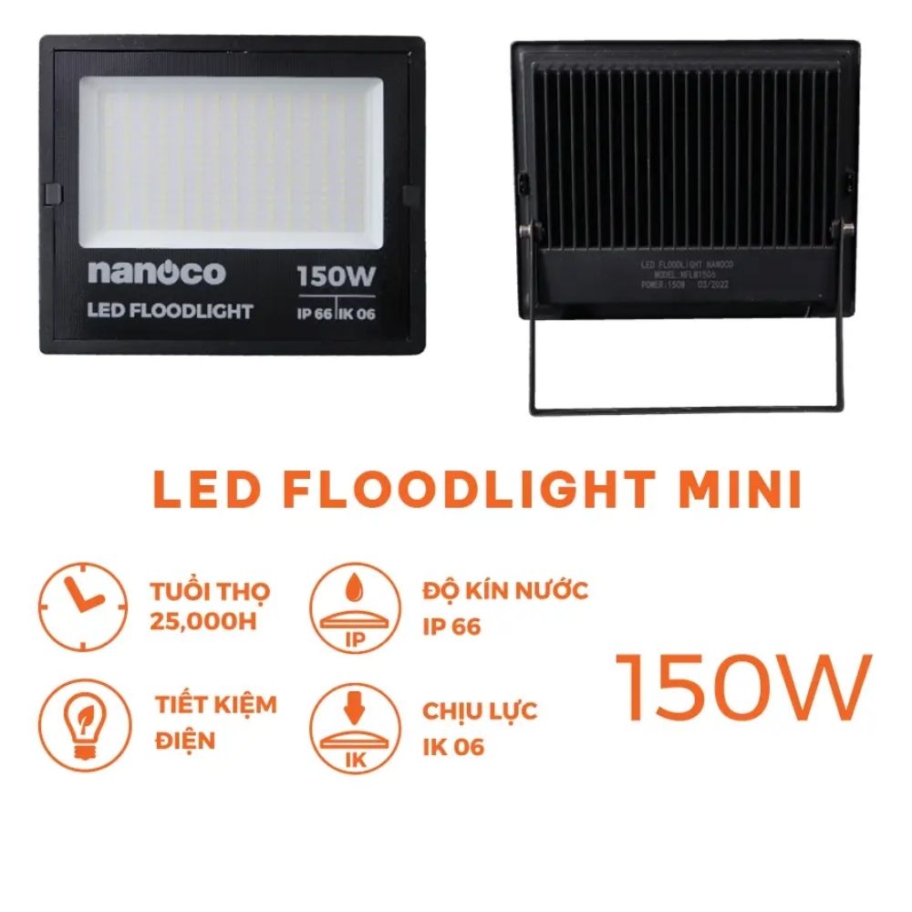 Đèn pha Led Janus Series 150W Nanoco NLFM1503 / NLFM1506