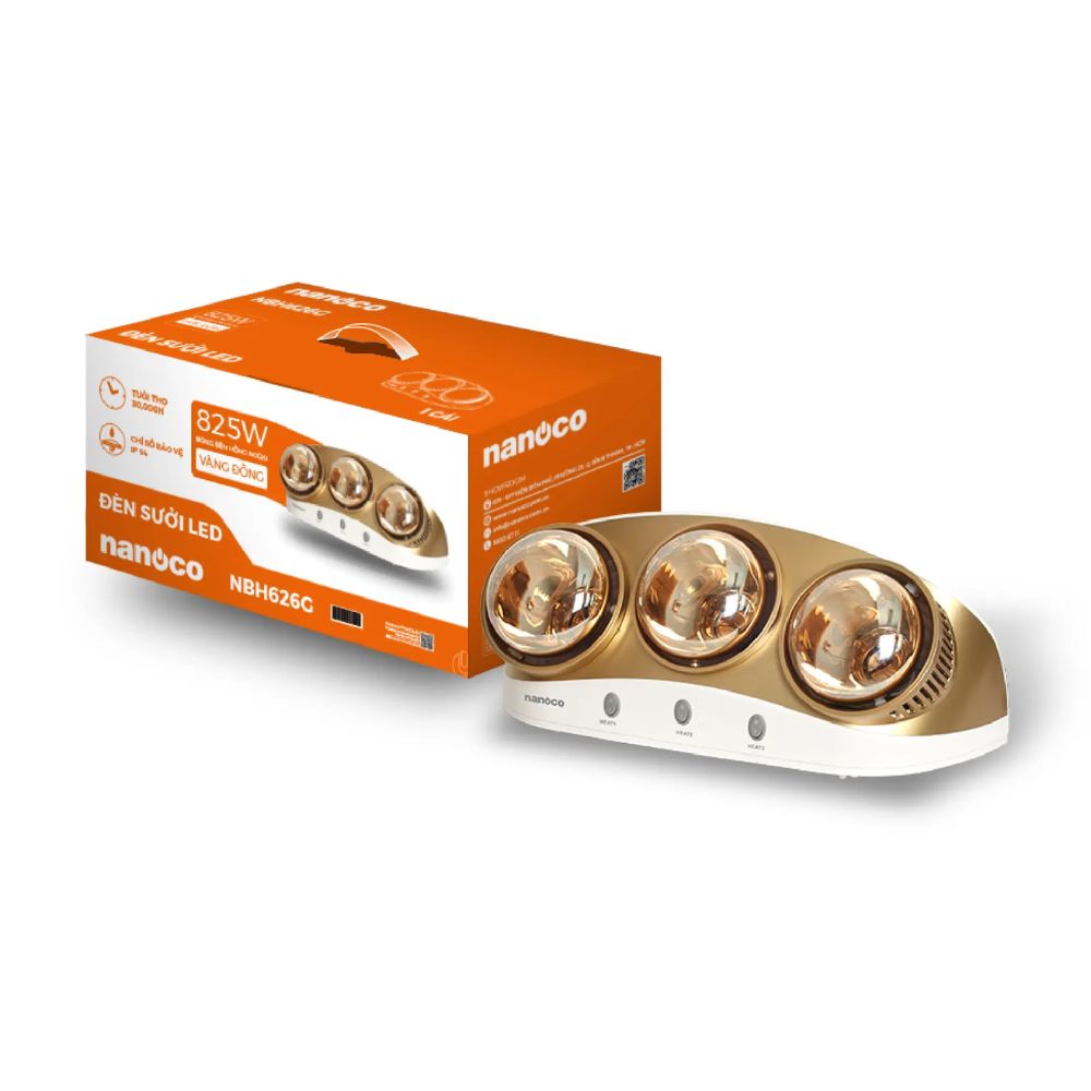 Đèn sưởi gắn tường Nanoco NBH626G