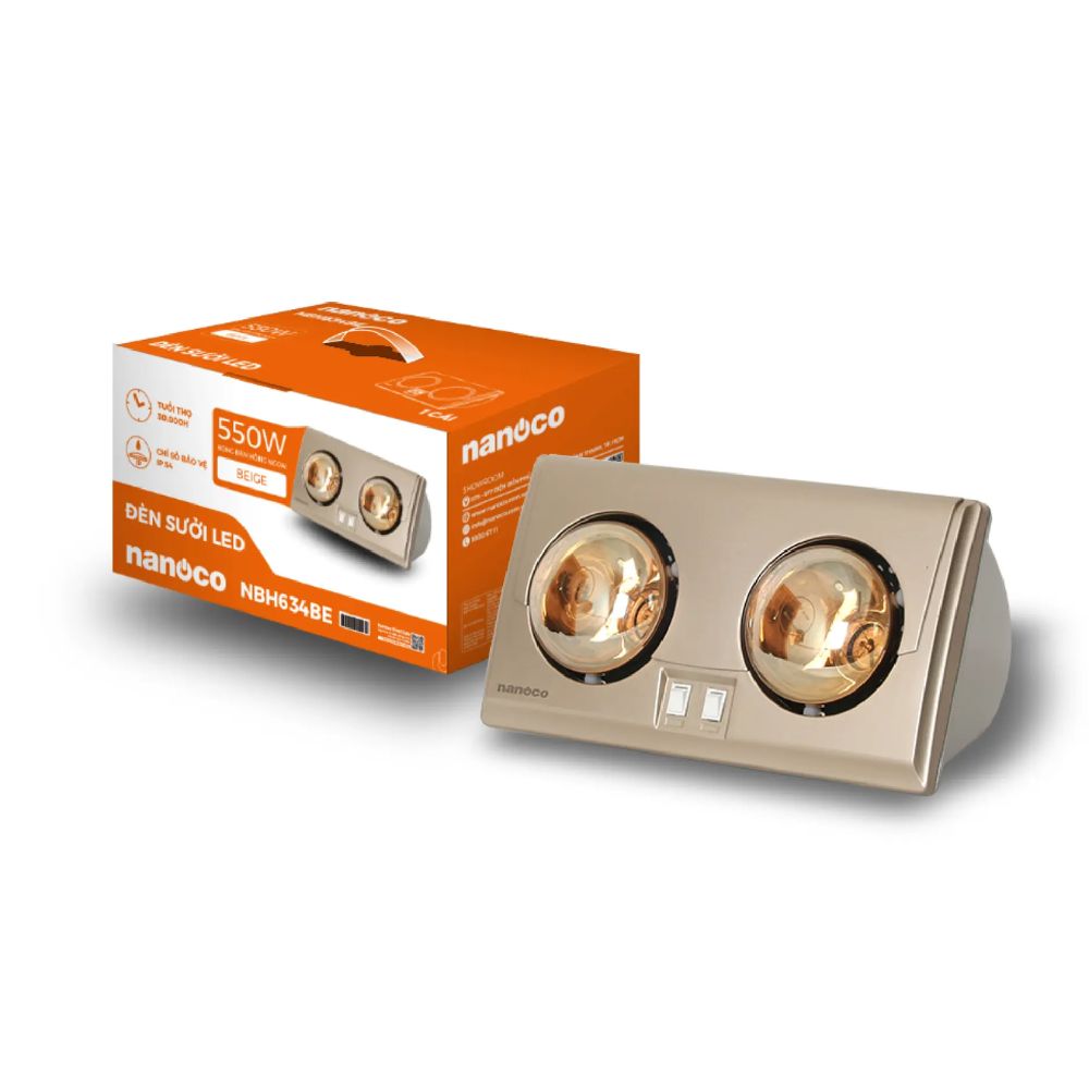 Đèn sưởi gắn tường Nanoco NBH634BE