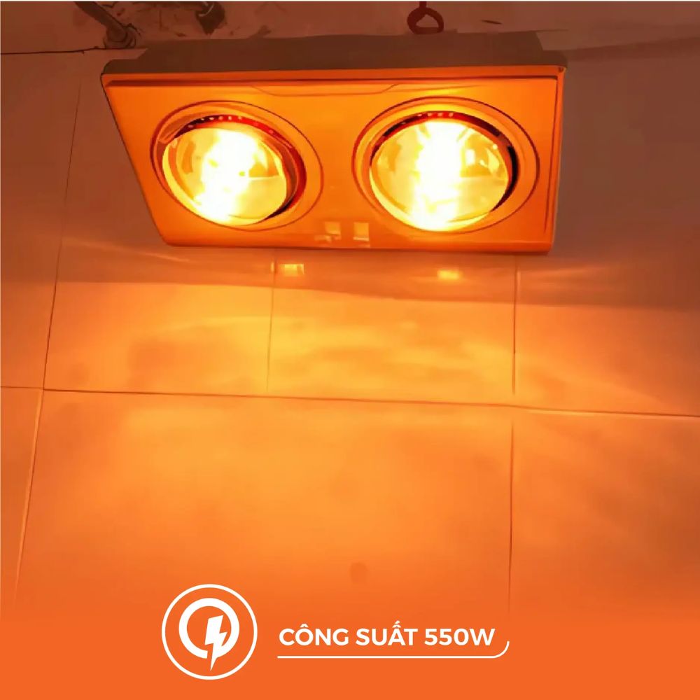 Đèn sưởi gắn tường Nanoco NBH649G