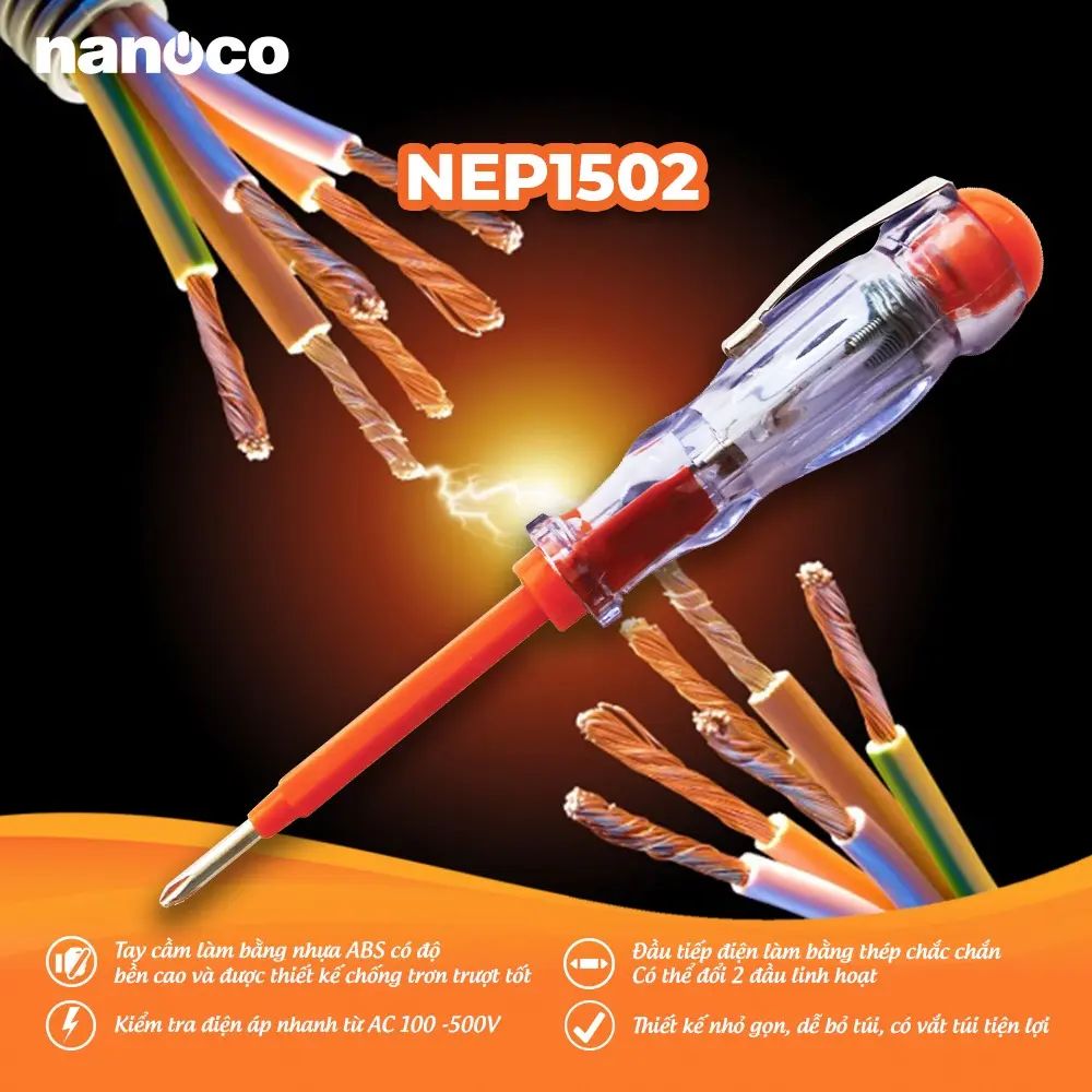 Bút thử điện Nanoco NEP1502