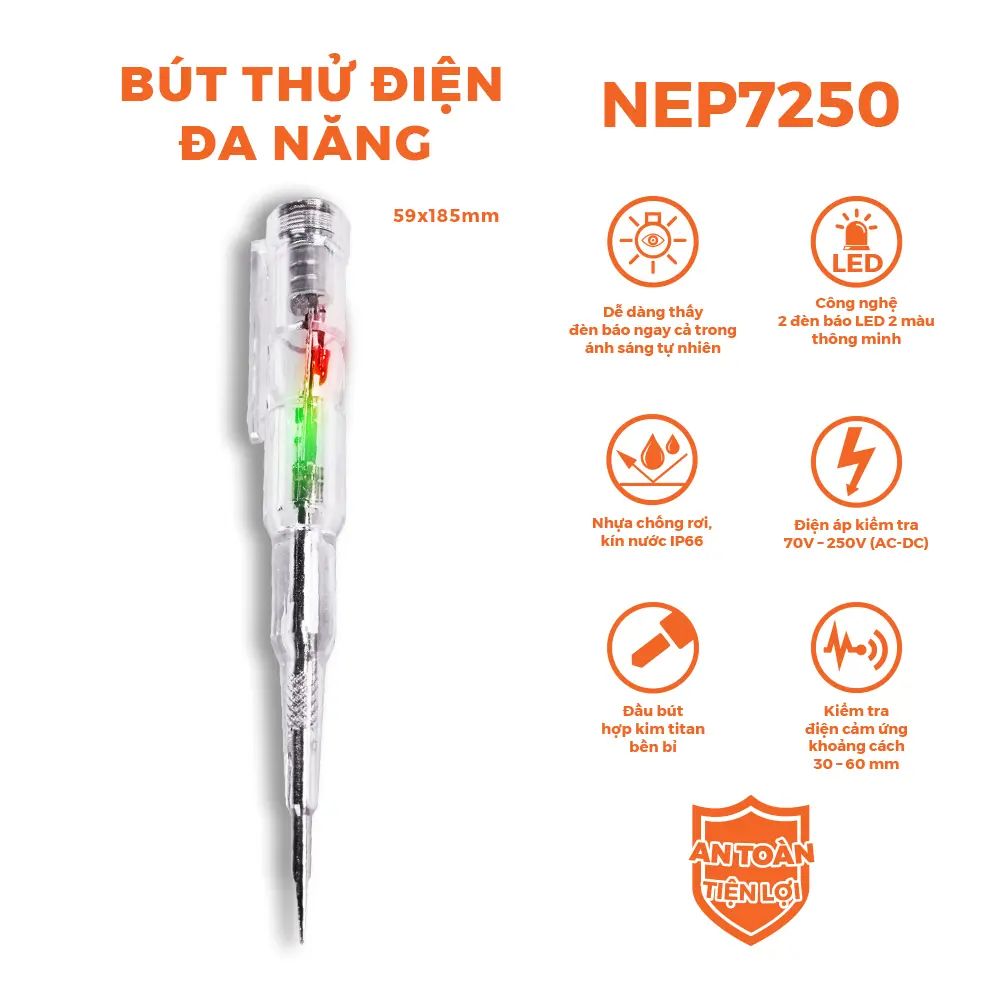 Bút thử điện đa năng Nanoco NEP7250