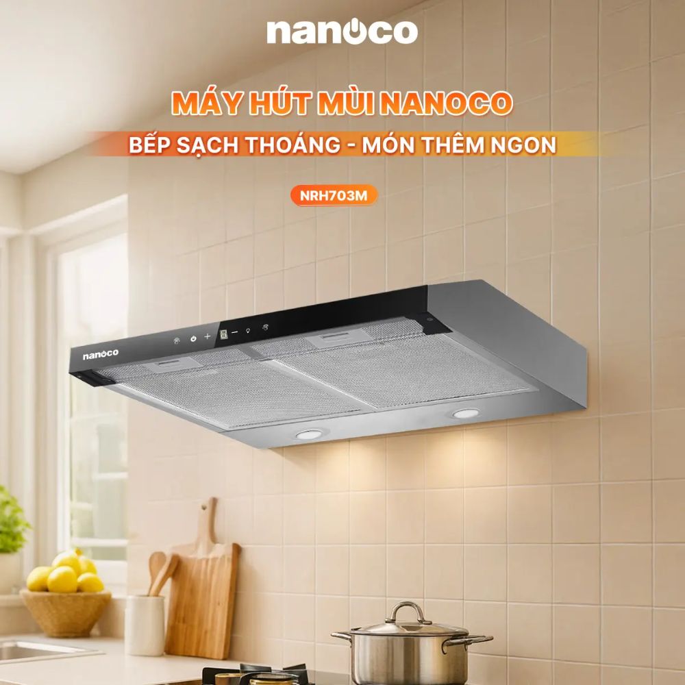 Máy hút mùi Nanoco NRH703M