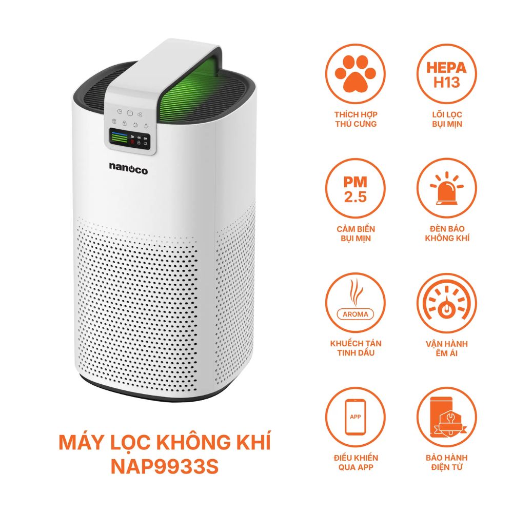 Máy lọc không khí Nanoco NAP9933S