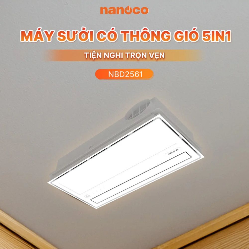 Máy hút sưởi có thông gió Nanoco NBD2561