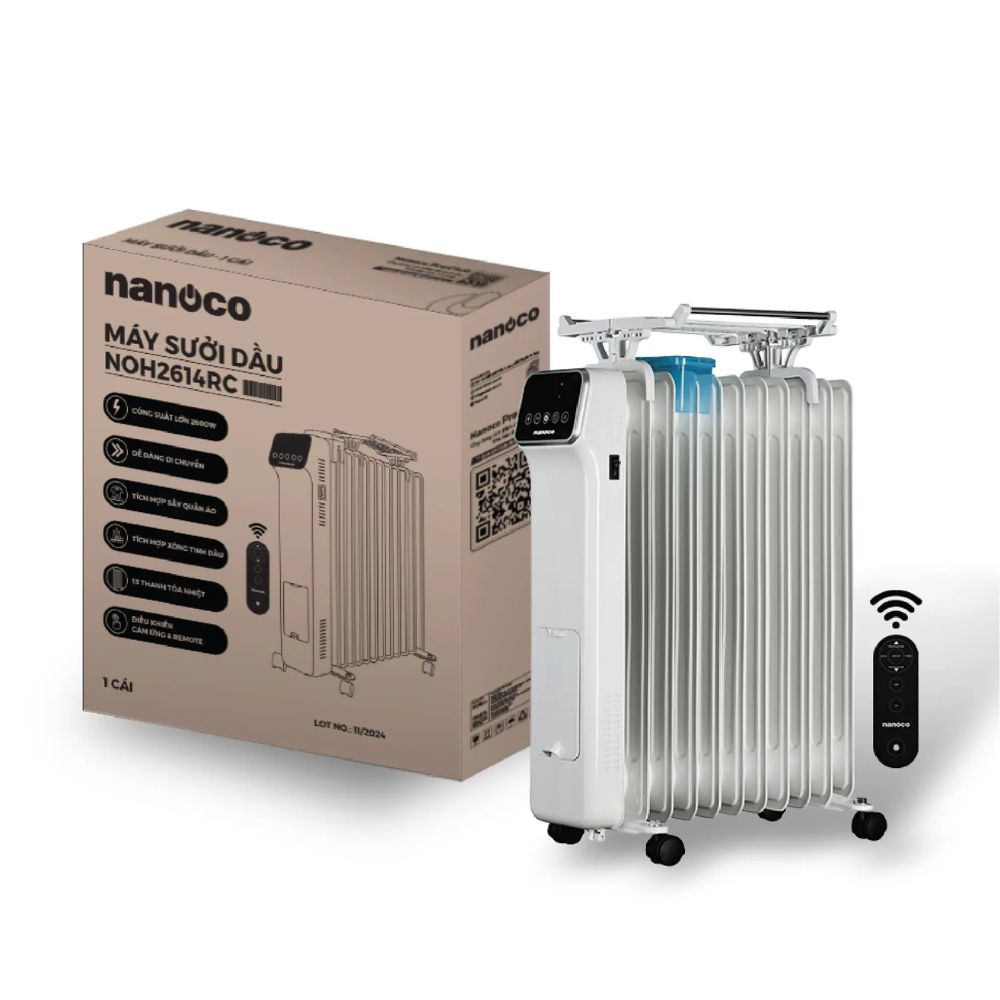 Máy sưởi dầu Nanoco NOH2614RC