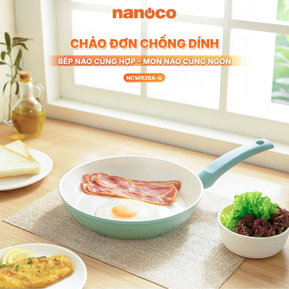 Chảo chống dính Nanoco NCWR26A-G