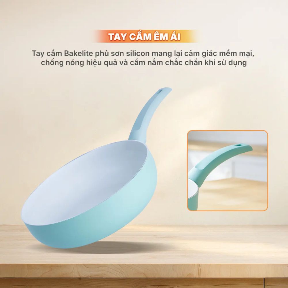 Chảo chống dính lòng sâu Nanoco NCWR26DA-G