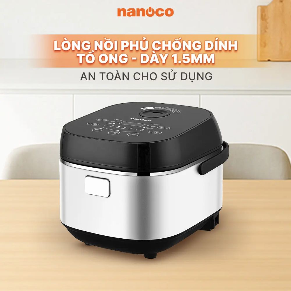 Nồi cơm điện tử 1.8L Nanoco NRC1818M