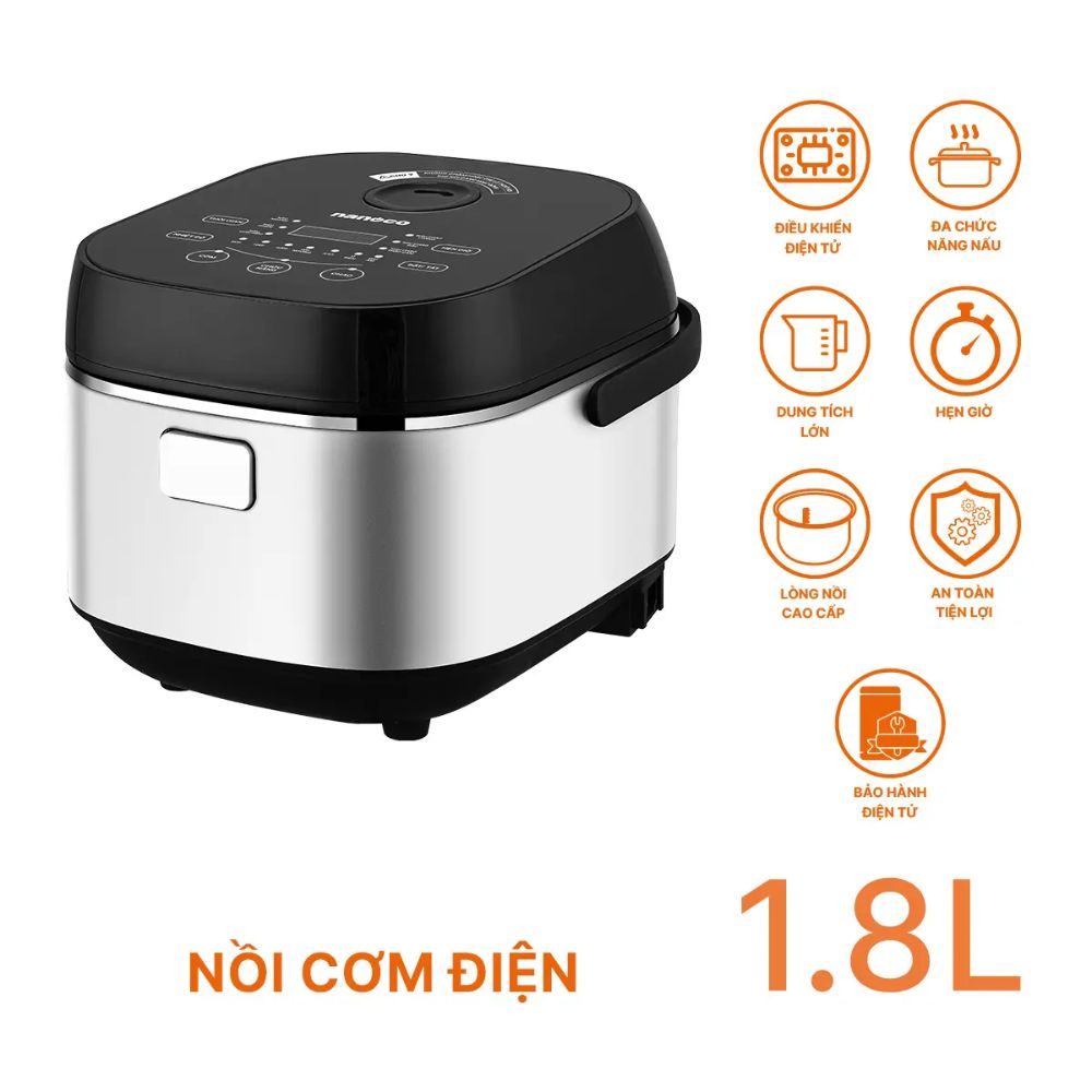 Nồi cơm điện tử 1.8L Nanoco NRC1818M