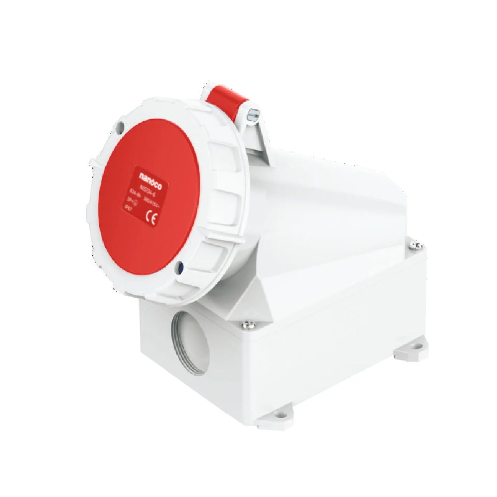 Ổ cắm nổi kín nước 63A IP67 Nanoco