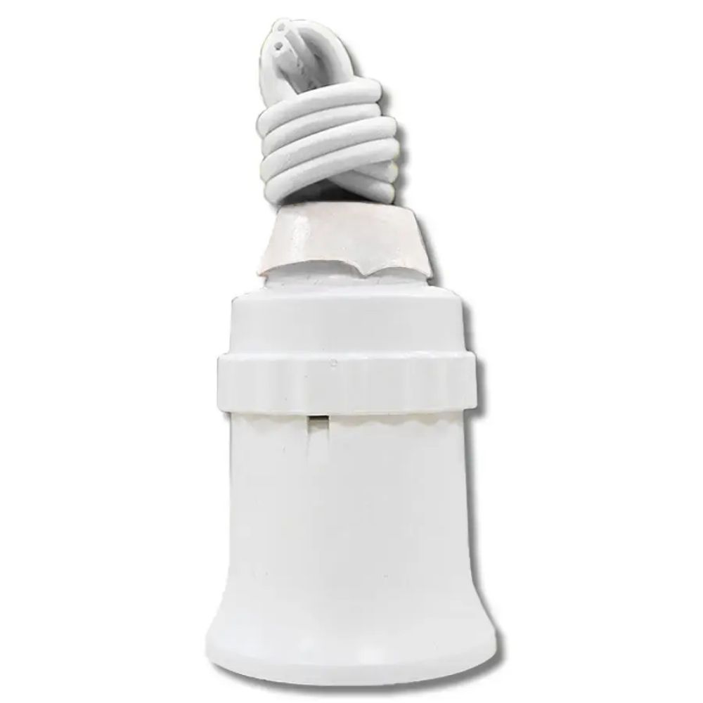 Đui đèn E27 di động có dây Nanoco NAE2720W màu trắng