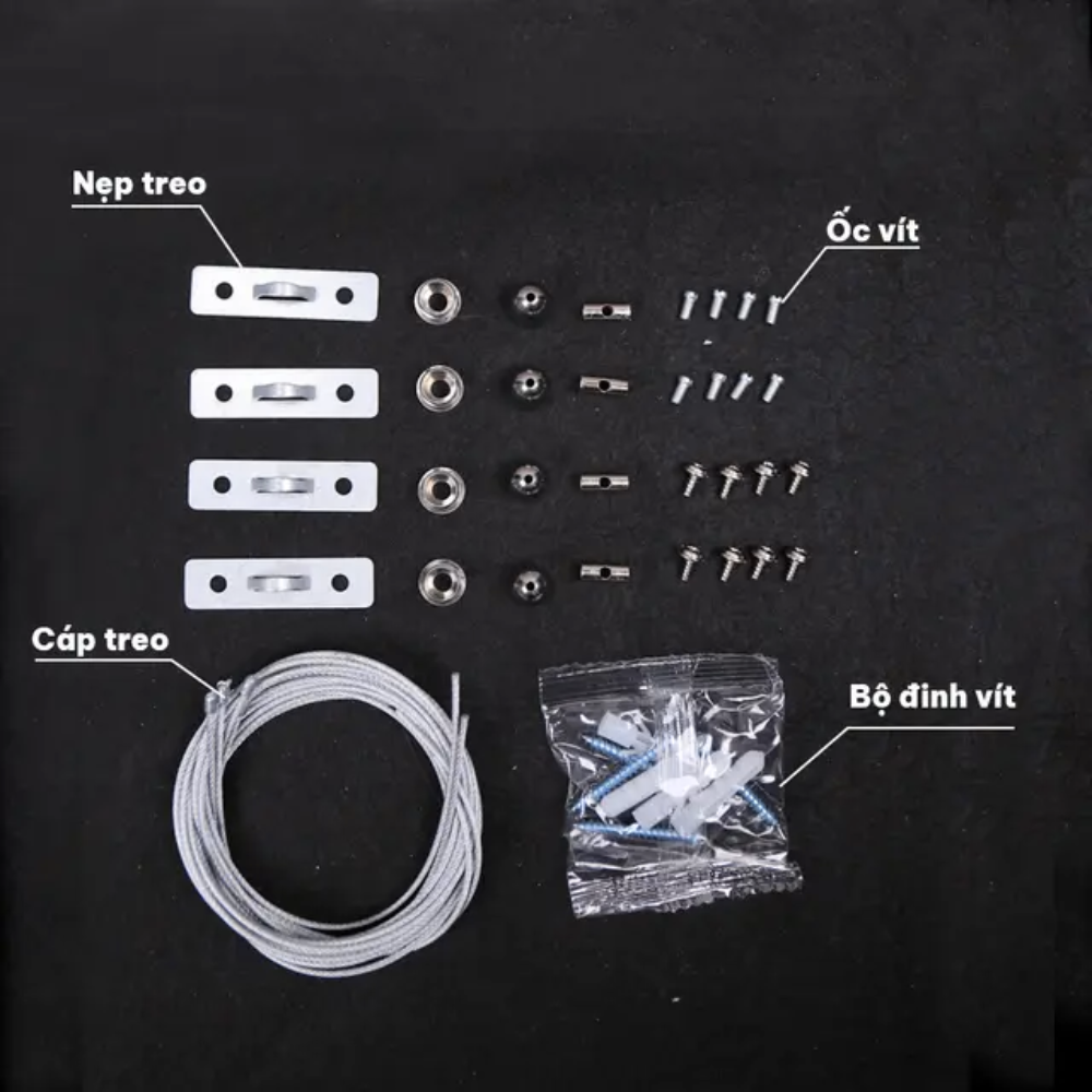 Bộ 4 dây đèn gắn treo trần Nanoco NPL-H4