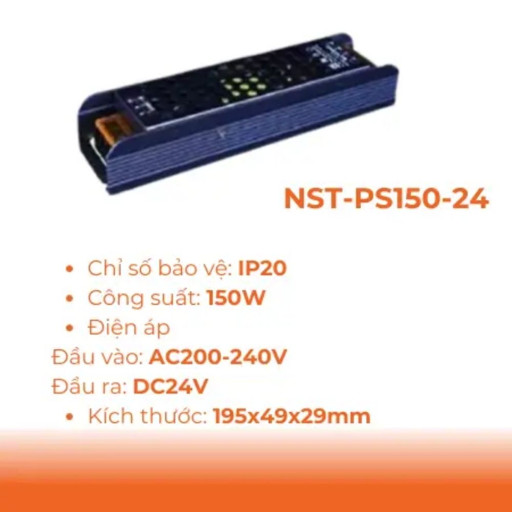 Bộ nguồn tổ ong 150W Nanoco NST-PS150-24