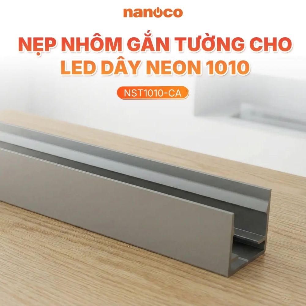 Nẹp gắn tường Nanoco NST1010-CA