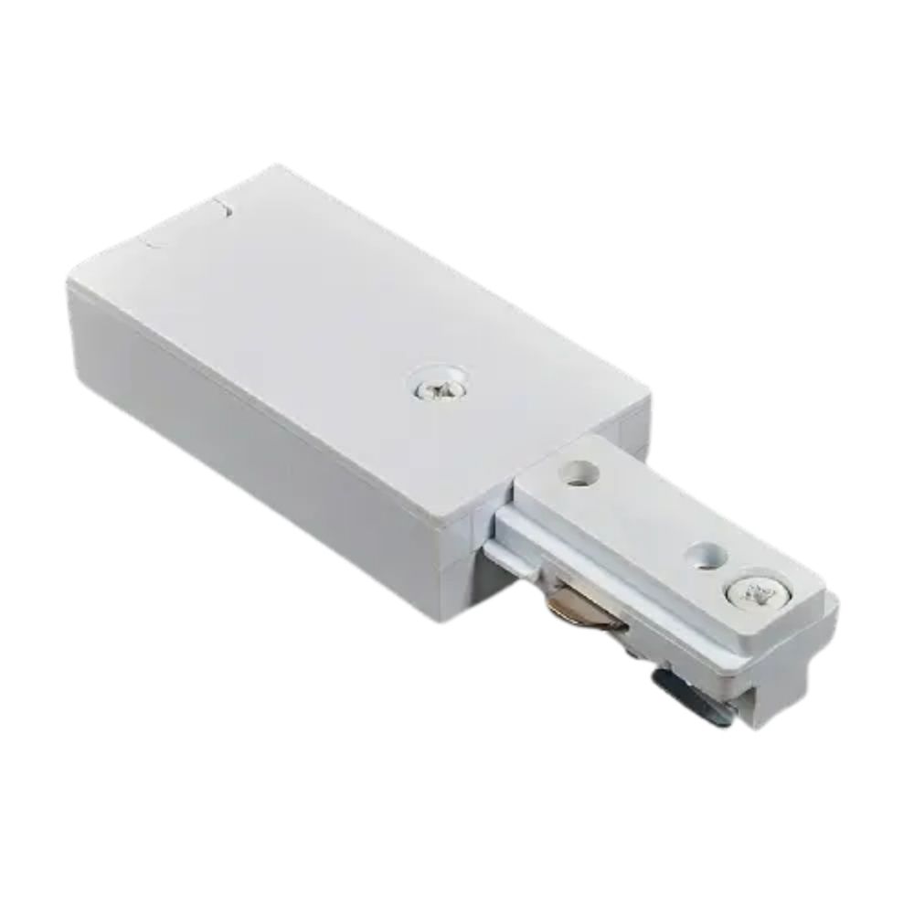Đầu nối dây nguồn thanh ray T2 Nanoco NTRE-CW màu trắng