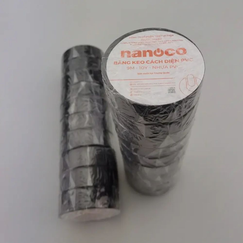 Băng keo cách điện PVC Nanoco FKPC10 / FKPC20