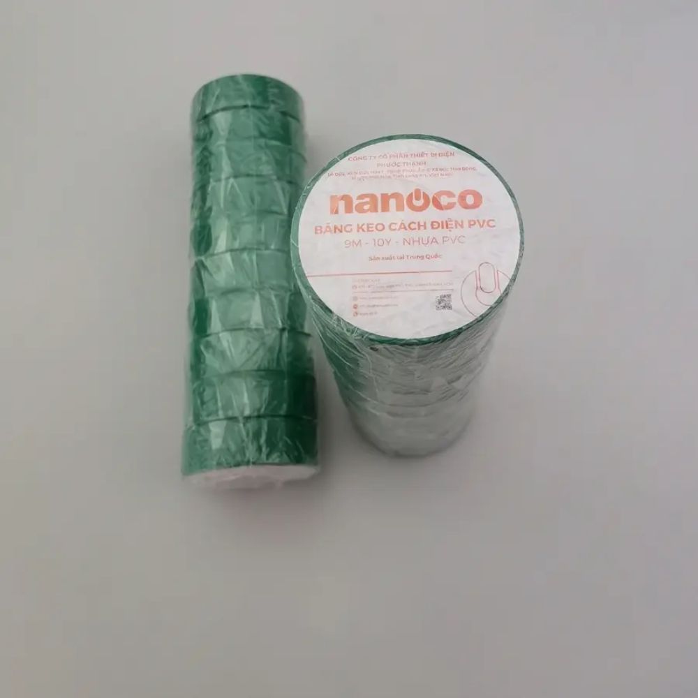 Băng keo cách điện PVC Nanoco FKPC10 / FKPC20