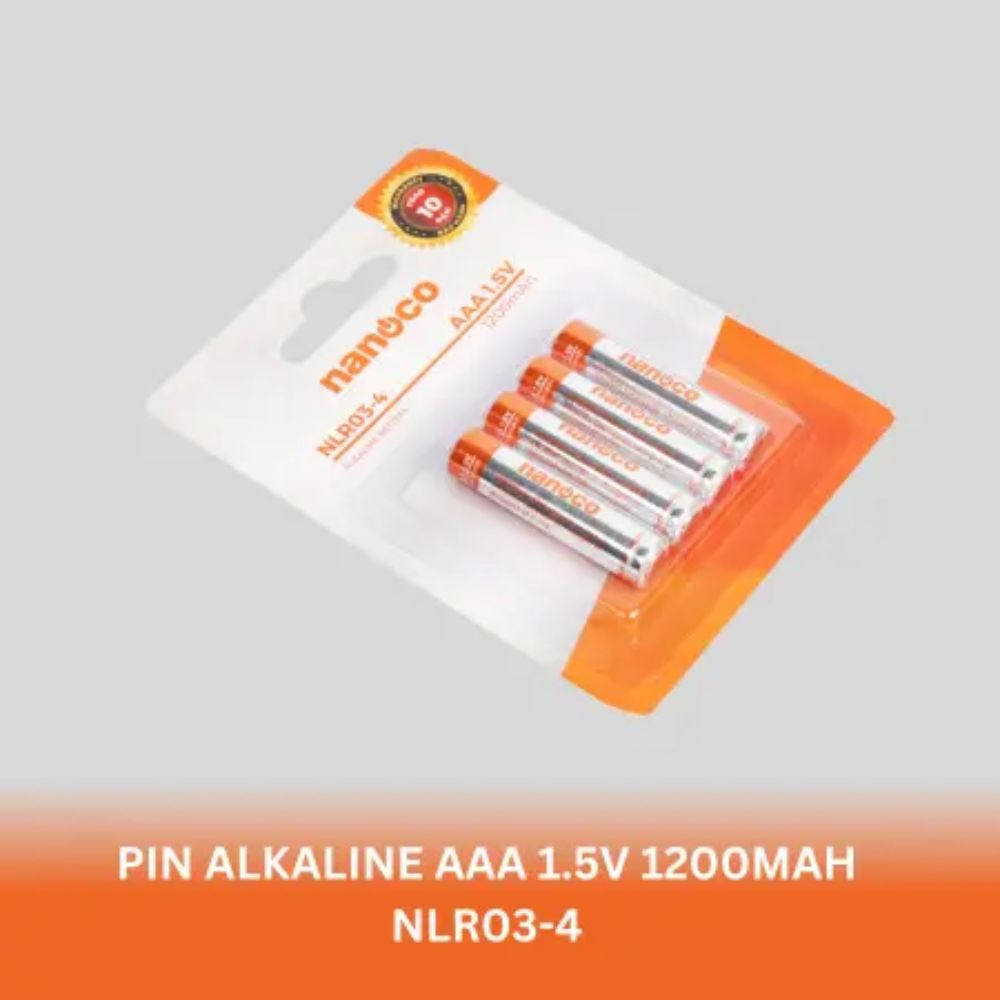 Pin Alkaline AAA 1.5V Nanoco NLR03