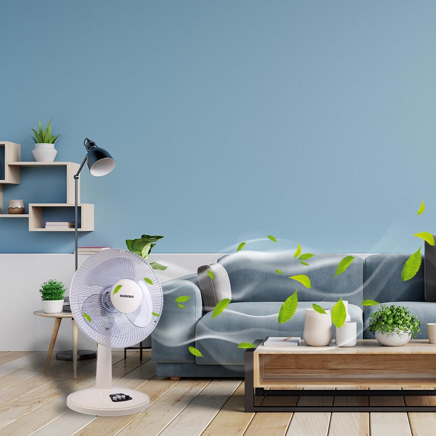 Quạt lửng 3 cánh Nanoco NTF1209BE/G chiều cao 57 cm