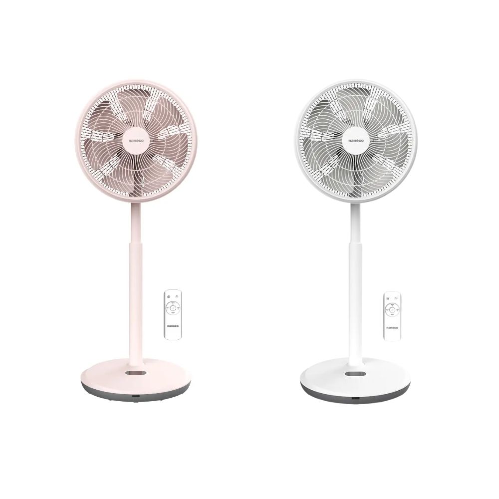 Quạt đứng 7 cánh Nanoco NEF1499P/W chiều cao 90-110 cm