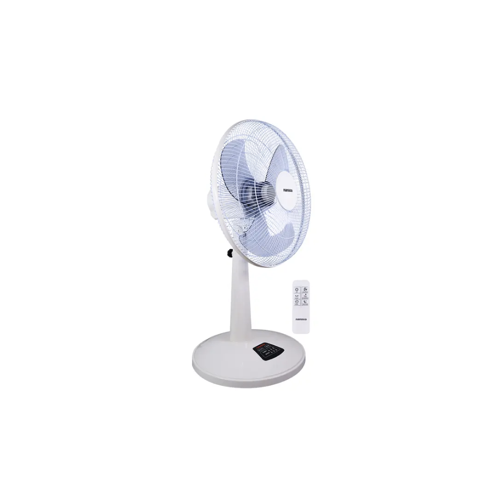 Quạt lửng remote Nanoco NLF1624RC-BL/BE chiều cao 75-93 cm