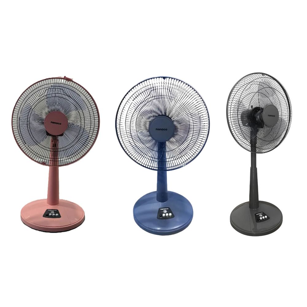 Quạt lửng cơ 3 cánh Nanoco NLF1625P/BL/GR chiều cao 75-93 cm