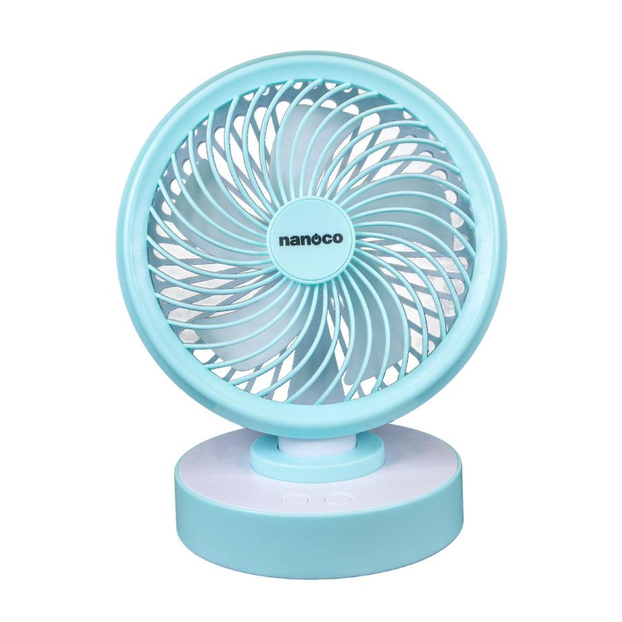 Quạt sạc điện 4 cấp độ gió Nanoco NRF6213G/P