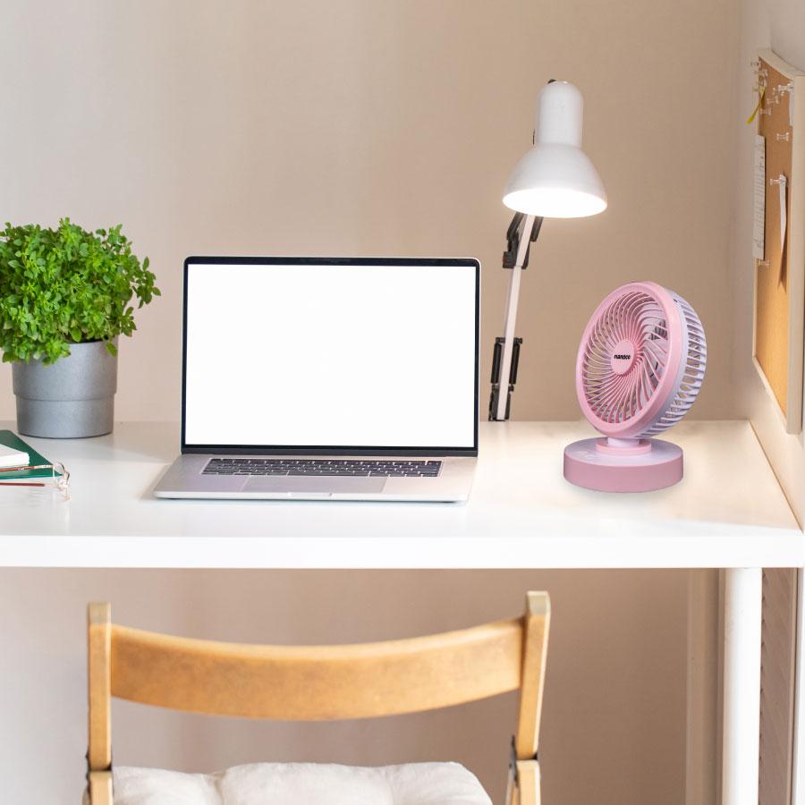 Quạt sạc điện 4 cấp độ gió Nanoco NRF6213G/P