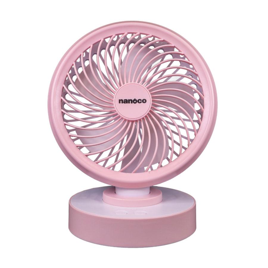 Quạt sạc điện 4 cấp độ gió Nanoco NRF6213G/P