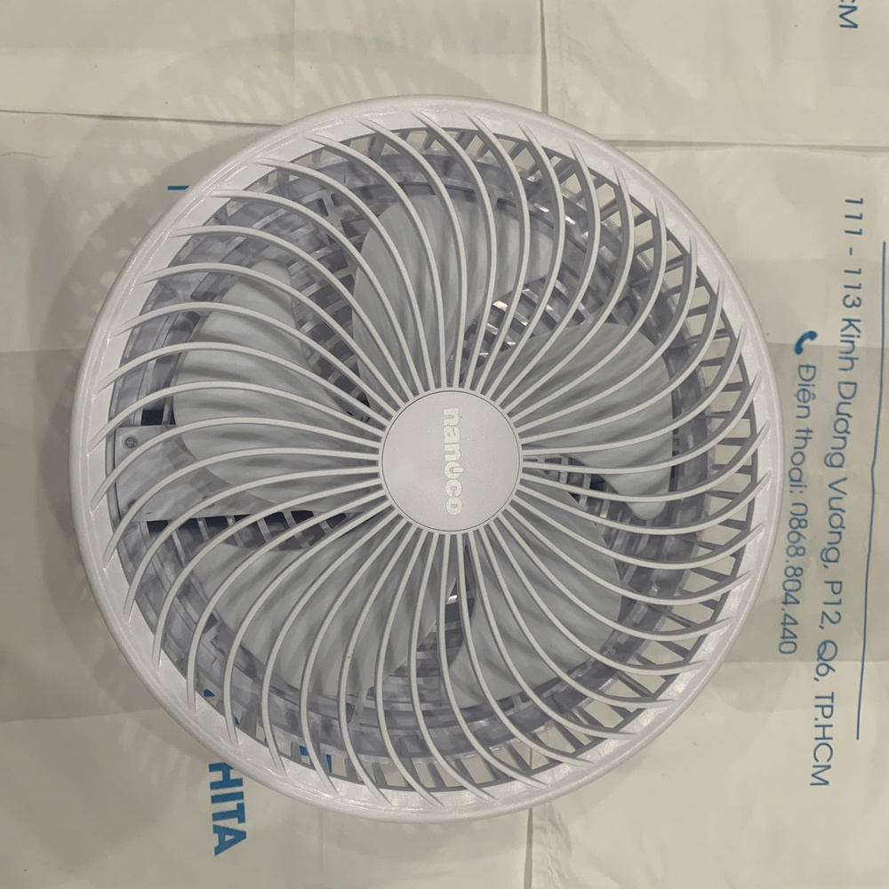 Quạt sạc gấp gọn Nanoco NFF1618P/ NFF1618W