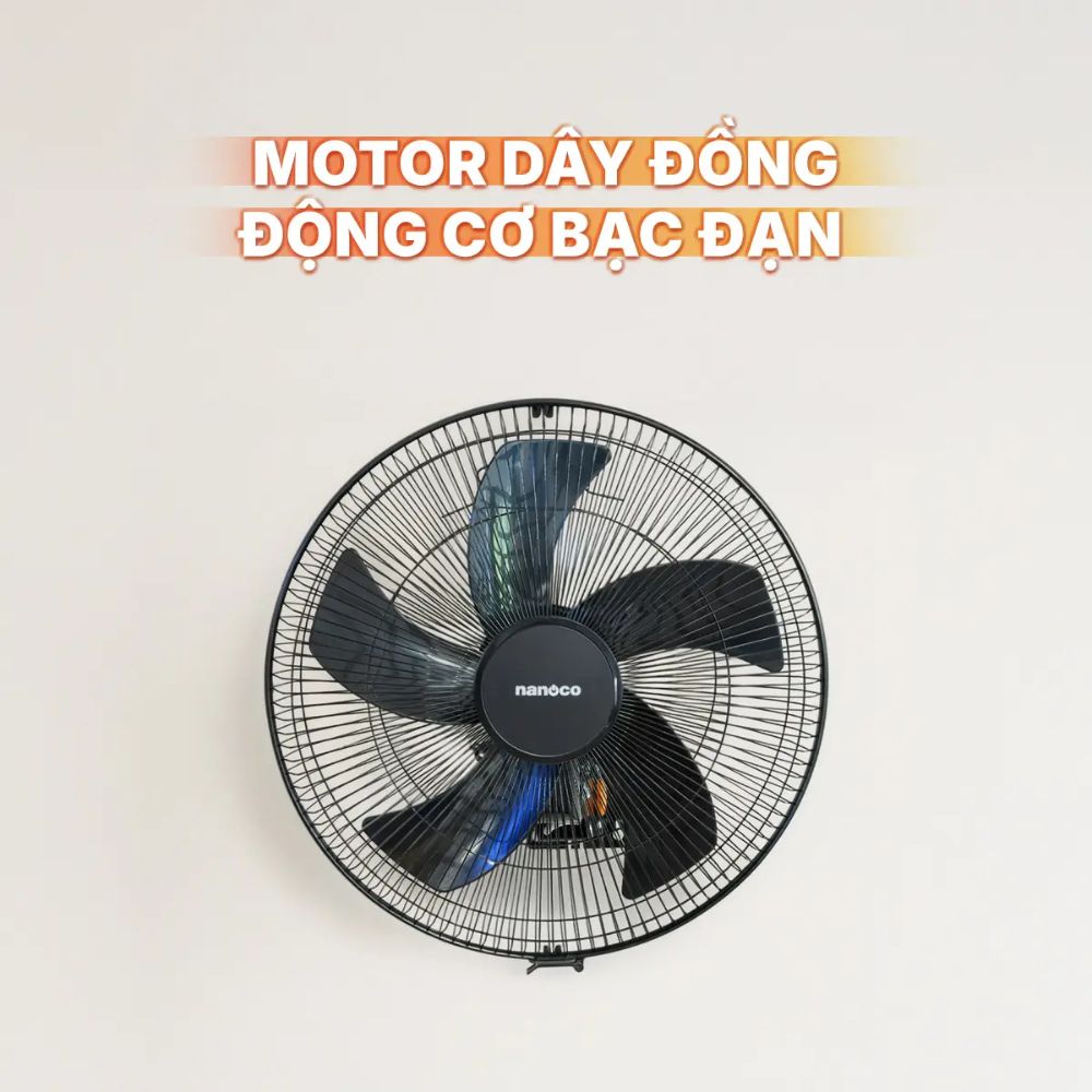 Quạt treo tường Nanoco NWF1670K
