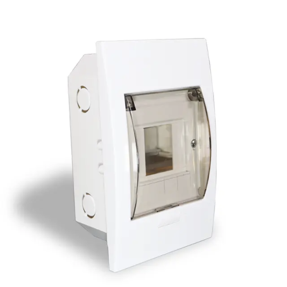 Tủ điện âm tường 2-4 đường Nanoco NDP104 / NDP104P