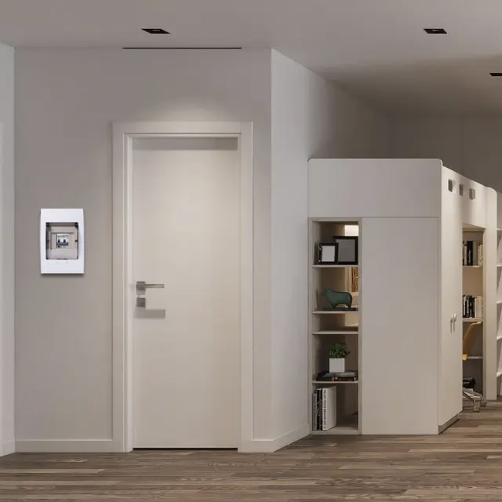 Tủ điện âm tường 2-4 đường Nanoco NDP104 / NDP104P